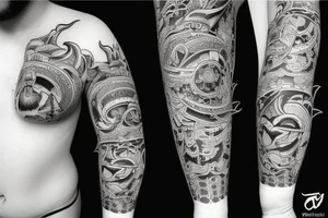 A bull tattoo idea