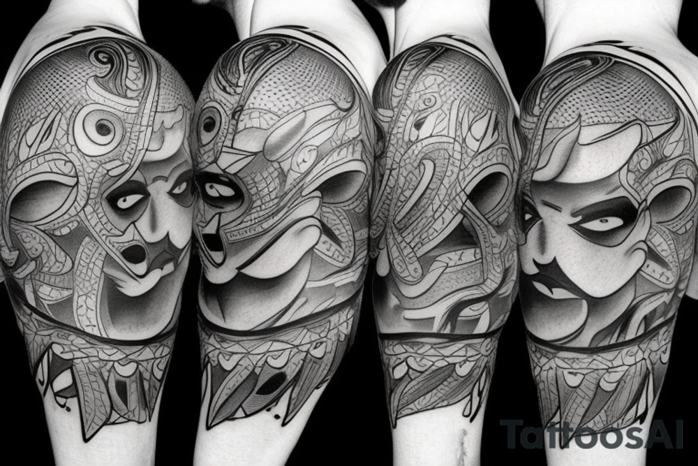A Bull Taurus walking tattoo idea