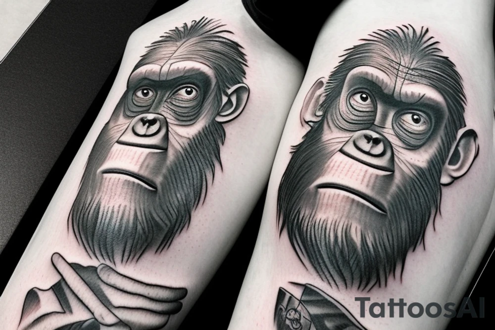 Caesar from planet of the apes tattoo idea