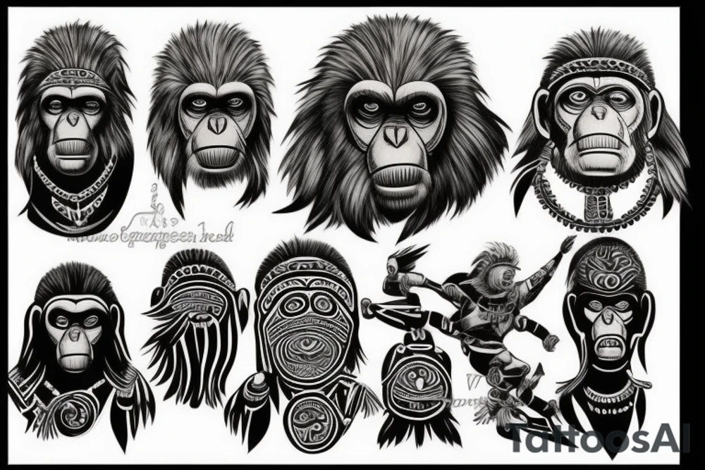 Caesar from planet of the apes tattoo idea