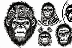 Caesar from planet of the apes tattoo idea