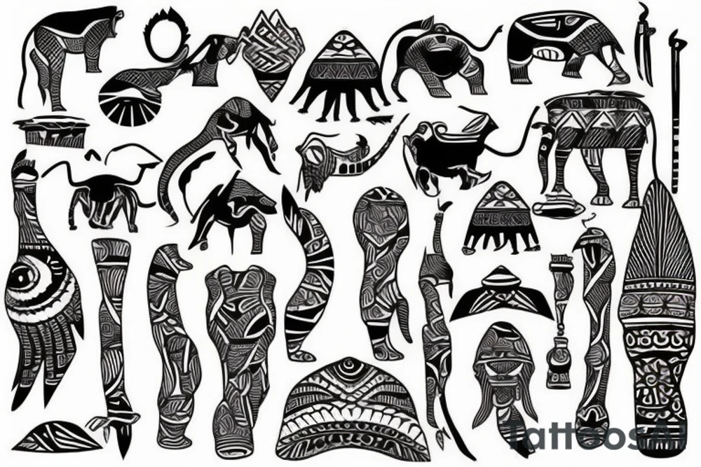 Africa tattoo idea