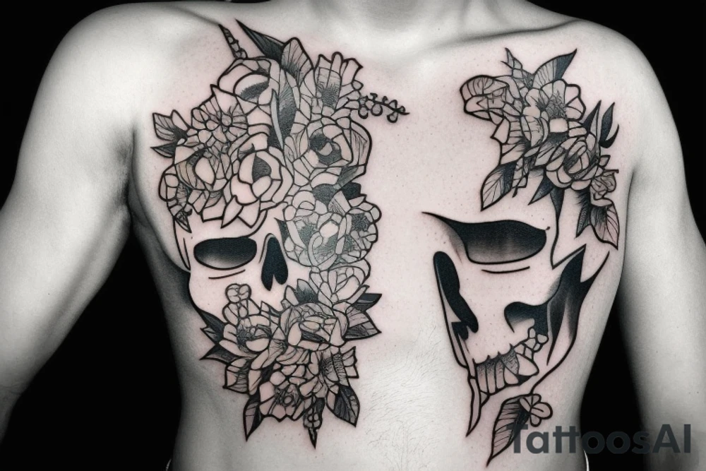 Knife tattoo idea