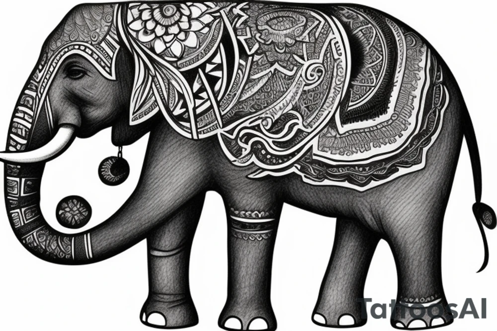 Elephant tattoo idea