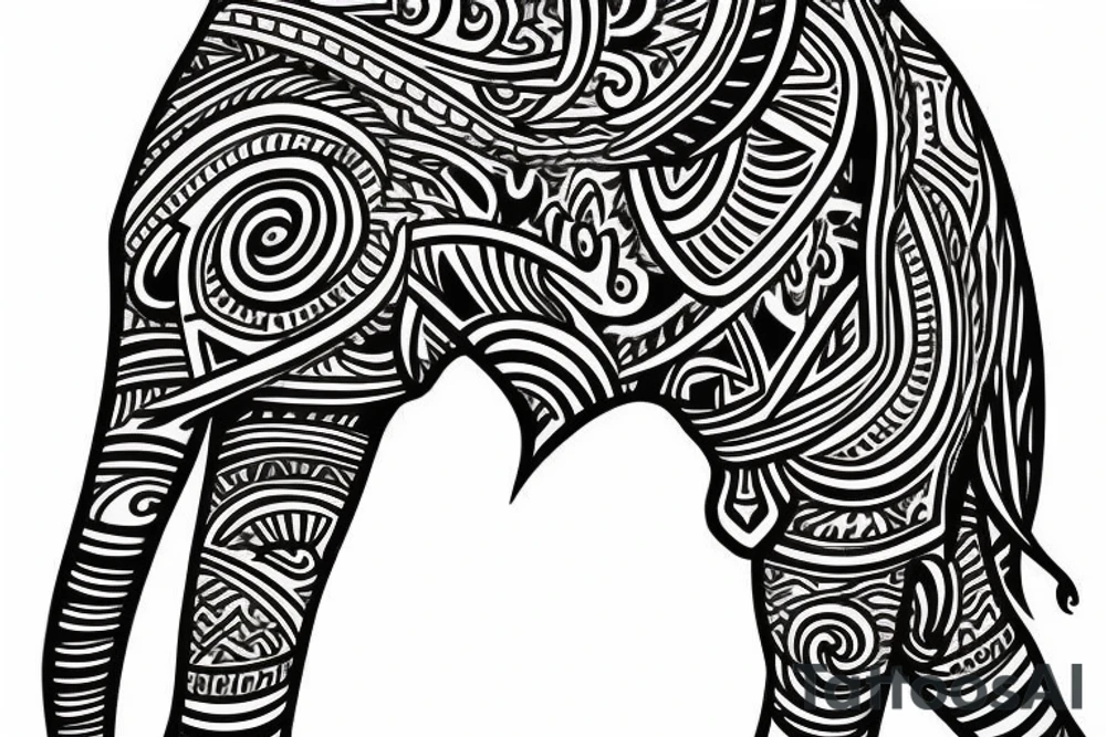 Elephant tattoo idea