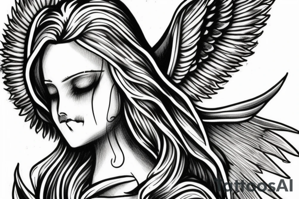 angel seraphim tattoo idea