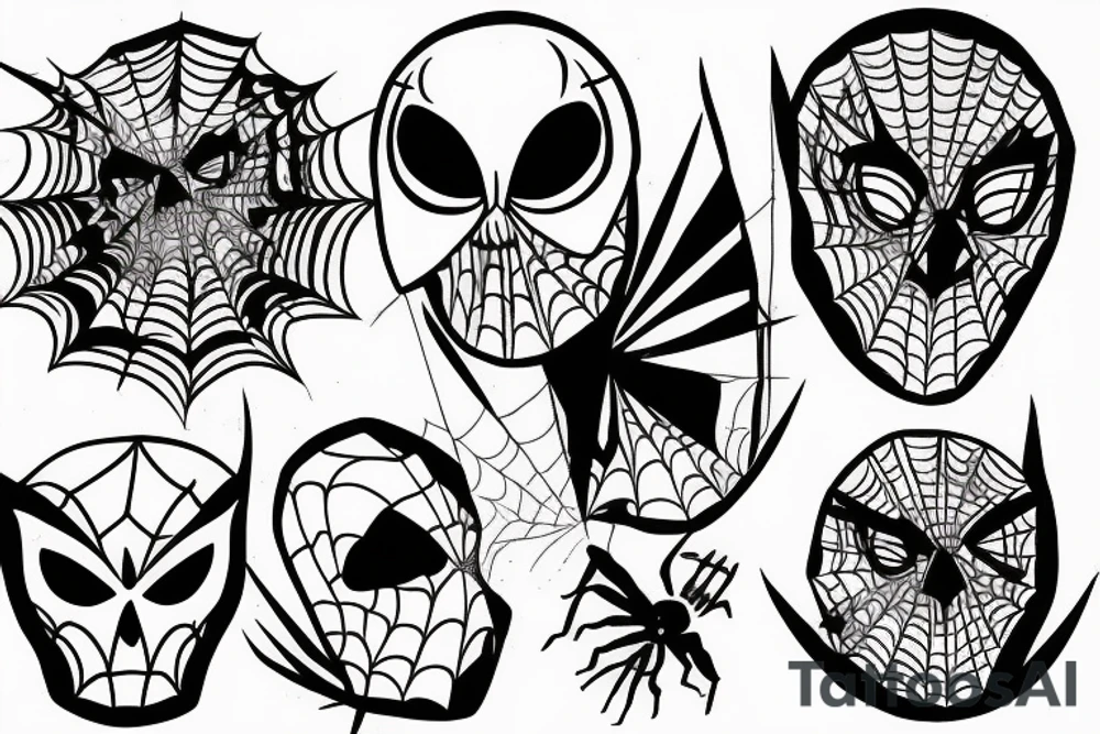 phantom gang spider tattoo tattoo idea