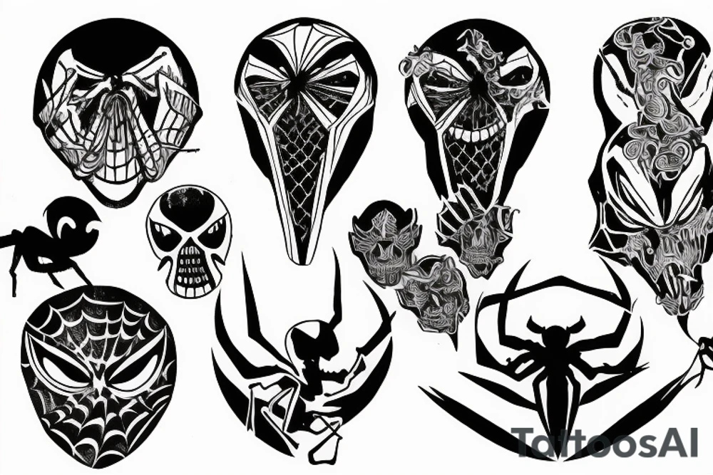 phantom gang spider tattoo kingdom of predators tattoo idea