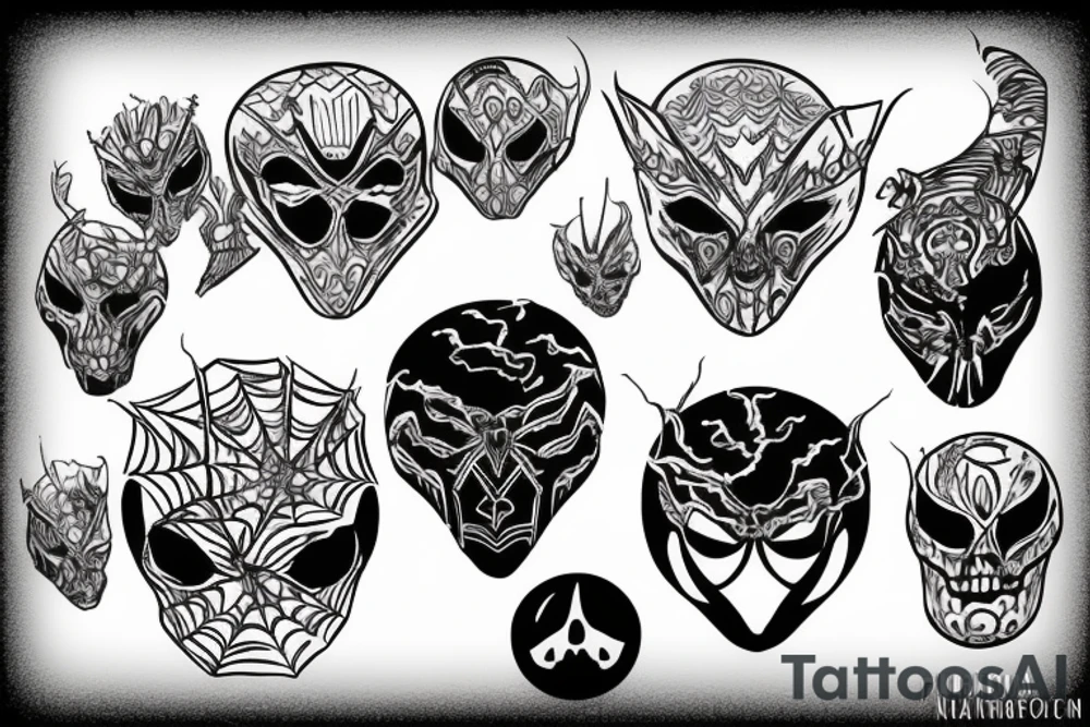 phantom gang spider tattoo kingdom of predators tattoo idea