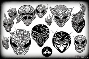 phantom gang spider tattoo kingdom of predators tattoo idea