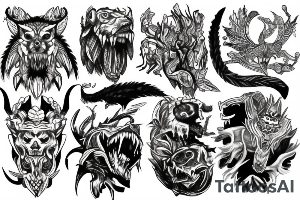 kingdom of predators tattoo idea