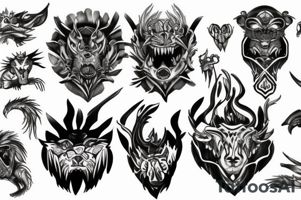 kingdom of predators tattoo idea