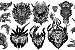 kingdom of predators tattoo idea