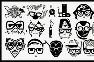 nerd computer tattoo idea