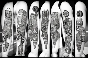nerd computer tattoo idea