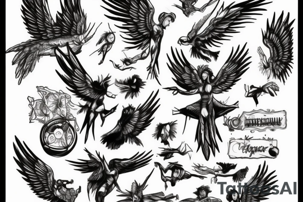 icarus tattoo idea