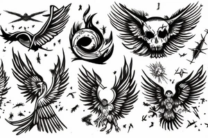 icarus falling tattoo idea