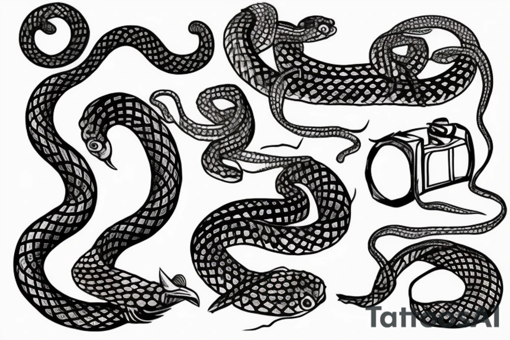 snake tattoo idea