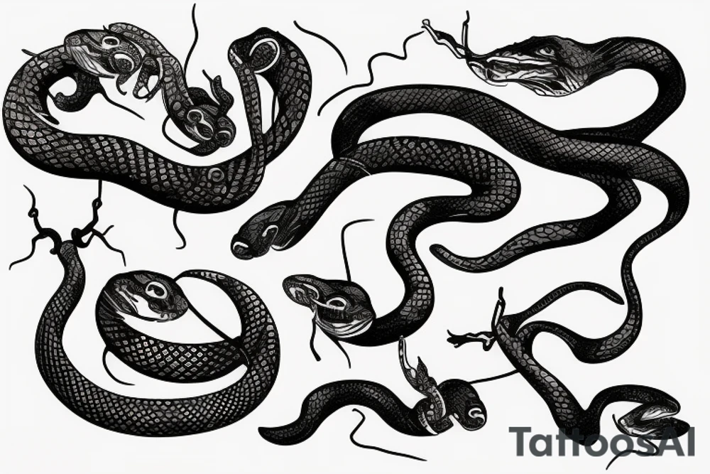 snake tattoo idea