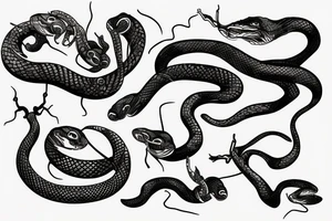 snake tattoo idea