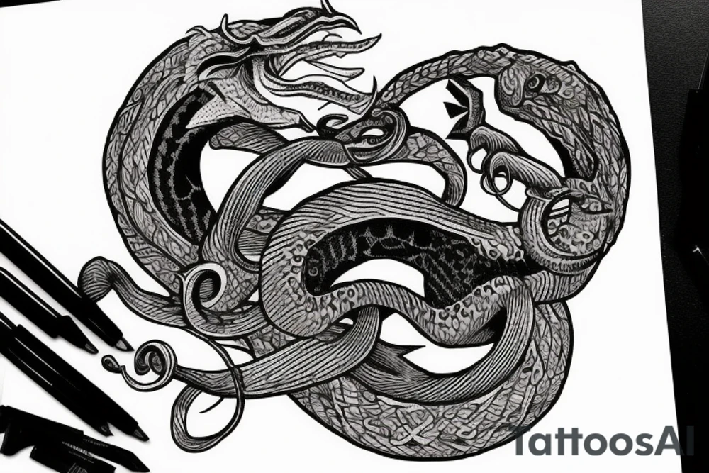 ouroboros tattoo idea