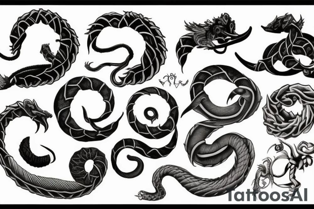 ouroboros tattoo idea