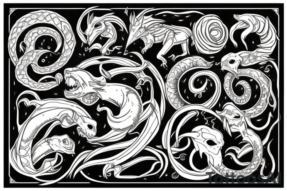 ouroboros tattoo idea