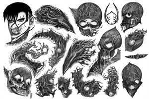 Guts from berserk tattoo idea