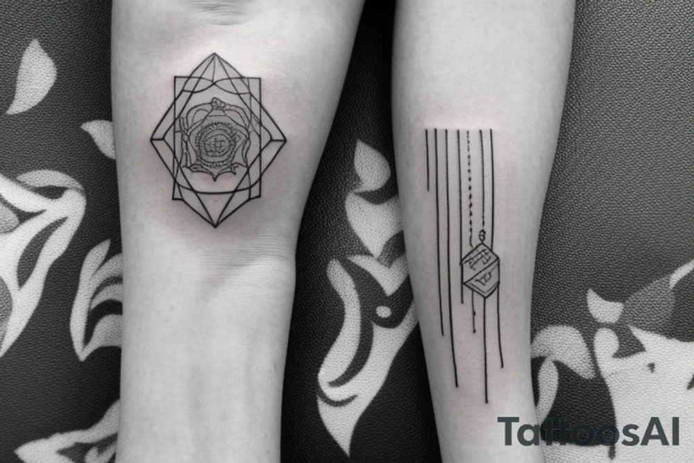 Small single forearm band tattoo tattoo idea
