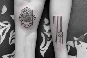 Small single forearm band tattoo tattoo idea