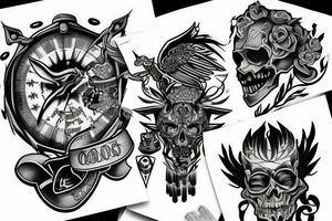 4 brothers and one are twins tattoo idea