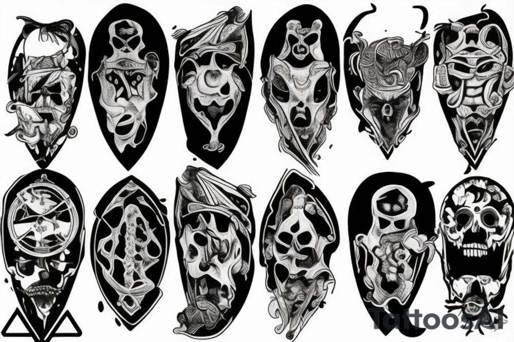 4 brothers and one are twins tattoo idea