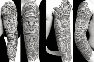 three wise monkeys tattoo idea