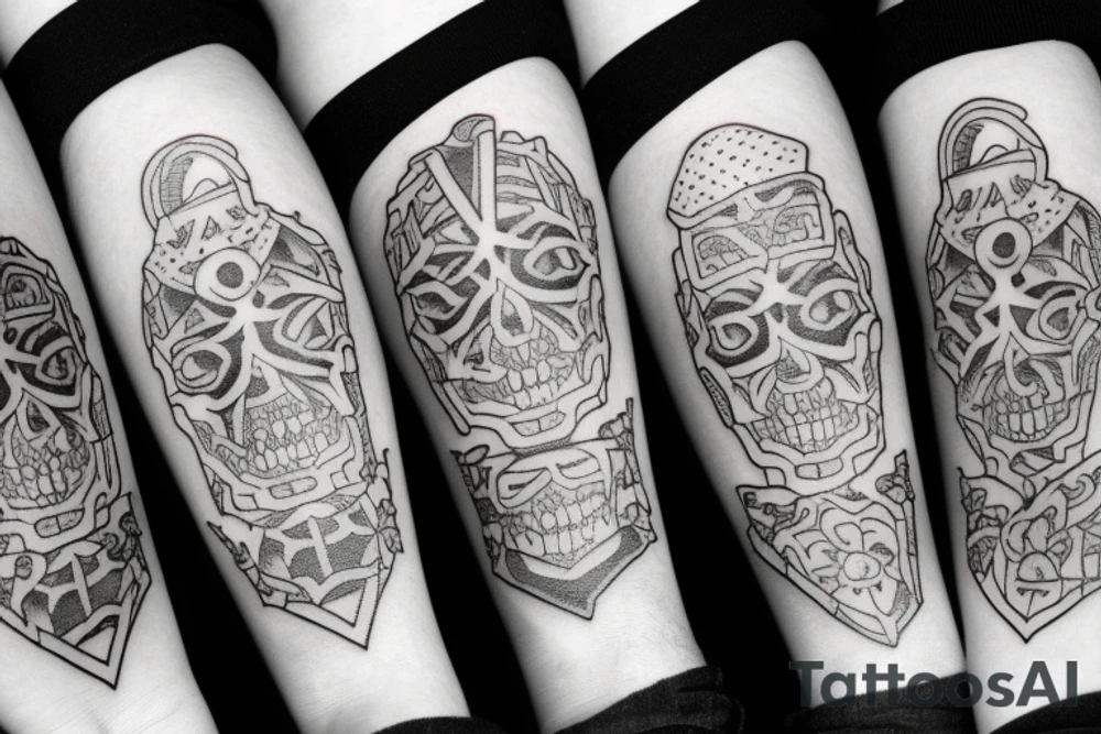 4 brothers and one are twins something small tattoo idea