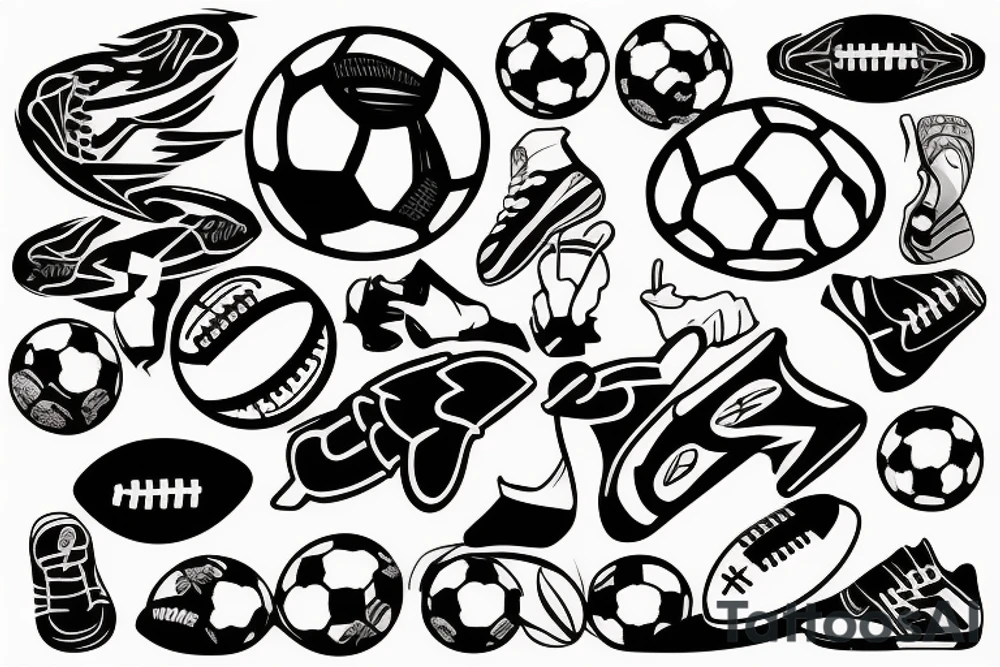 Something about football tattoo idea