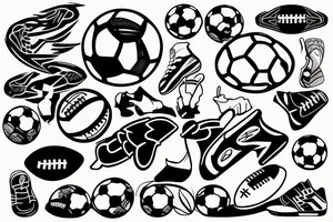 Something about football tattoo idea