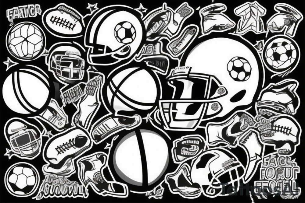 Something about football tattoo idea