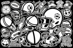 Something about football tattoo idea