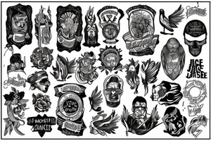 Images for Justice, moderation, courage, wisdom tattoo idea