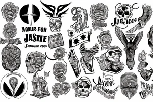 Images for Justice, moderation, courage, wisdom tattoo idea