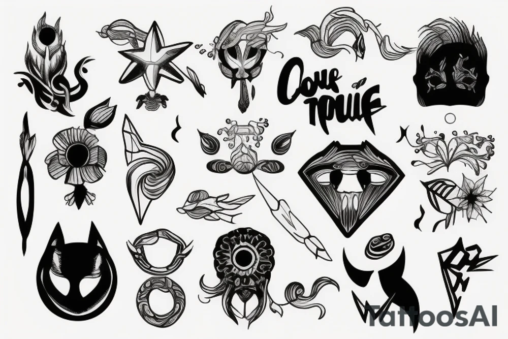 Minimalist Images for courage tattoo idea