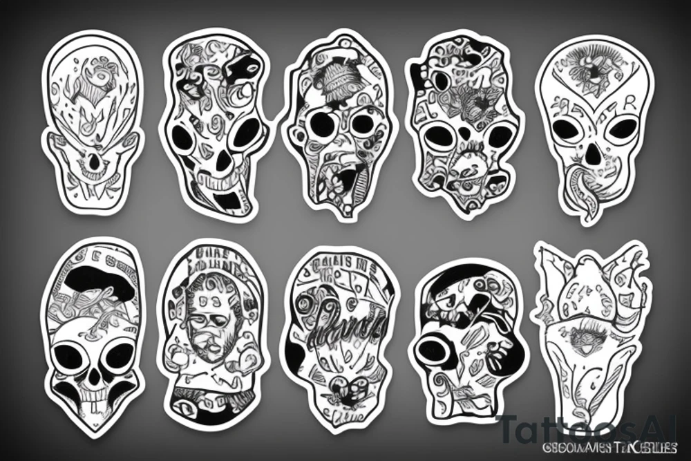 Images for courage with minimal ink tattoo idea