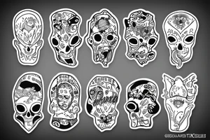 Images for courage with minimal ink tattoo idea