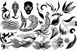 Single image of indonesia tattoo idea