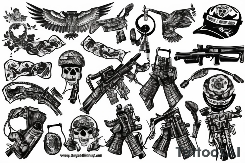 Tattoo for Ukrainian soldier tattoo idea