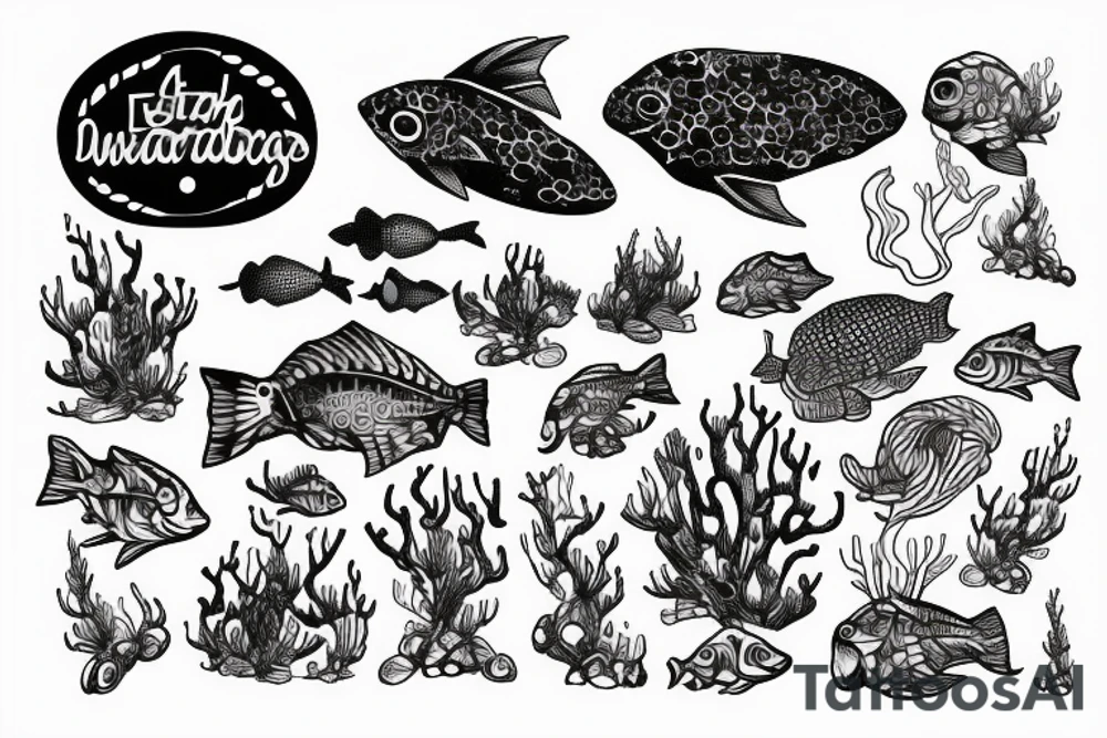 underwater robot tattoo idea