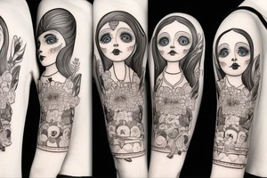 Russian wooden doll tattoo idea