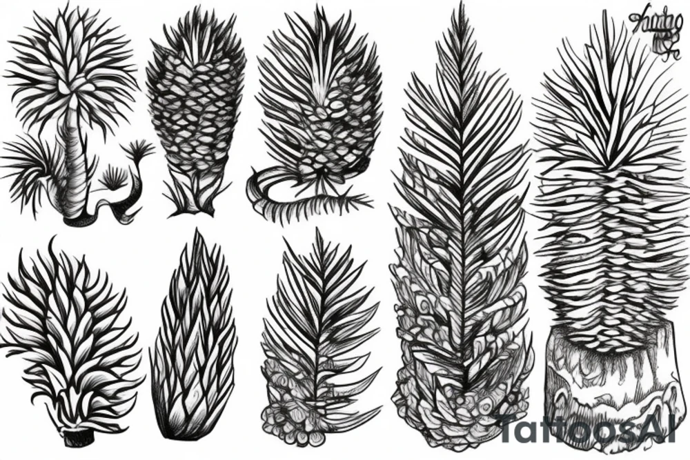 Araucaria tattoo idea