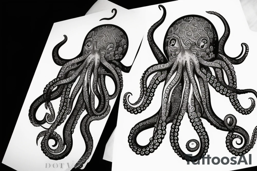 Octopus tattoo idea