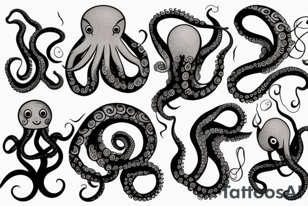 Octopus tattoo idea